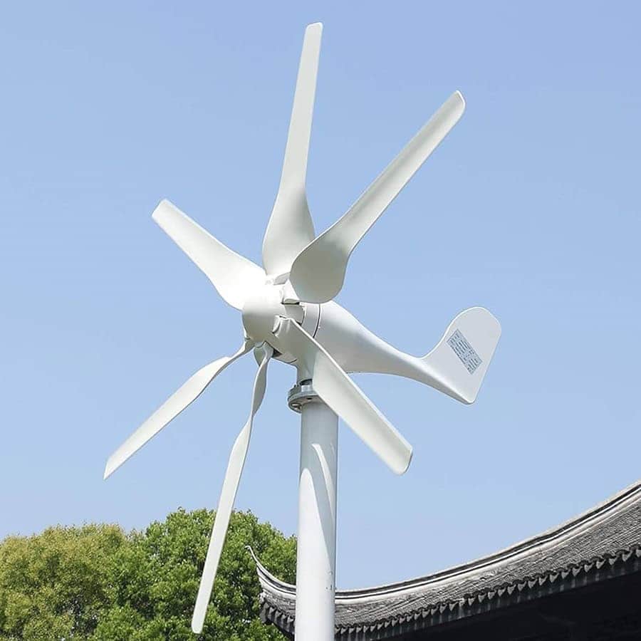 6 Blades Wind Turbine Generator - 600W, 24V