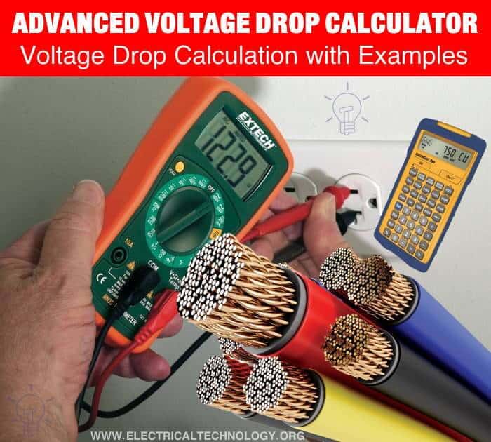 Advanced Voltage Drop Calculator and Voltage Drop Formula