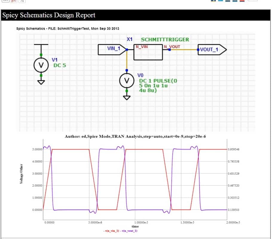 Electrical Circuit schematic free online tools
