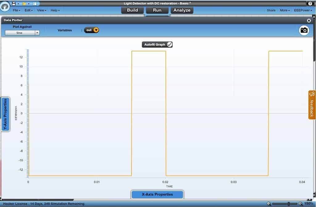 DOCircuit. Online Electrical Circuiot simulation tool