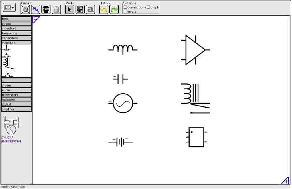 Open Source Circuit simulator, analyzing, and circuit schematic tool