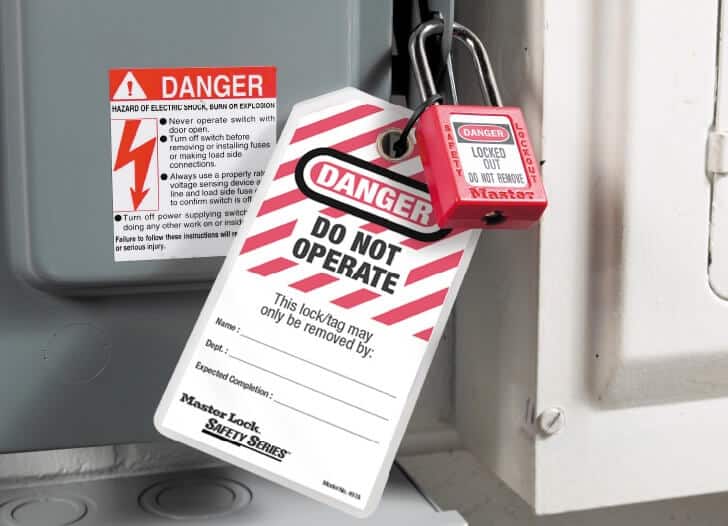 Lock & Tag Out Loto Tag - Electrical Engineering