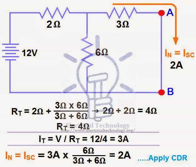 norton equivalent circuit examples