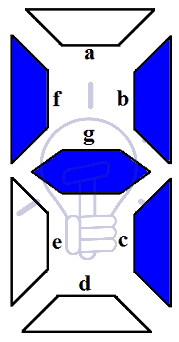 7-Segment display Digit 4