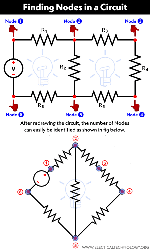How to Find the Number of Nodes in an Electric Circuit