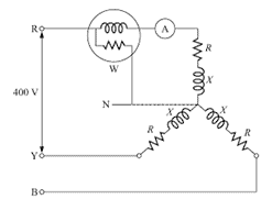 star connected network of equal resistances