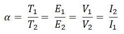 Transformation ratio of an Ideal Transformer