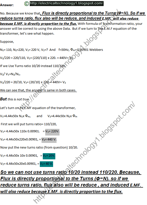 Transformers MCQs With Explanatory Answers